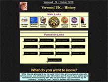 Tablet Screenshot of history.verwood.org